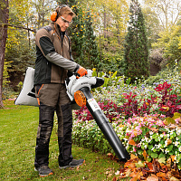 STIHL SH 86 Бензиновый всасывающий измельчитель STIHL 42410110930, Воздуходувные устройства бензиновые Штиль